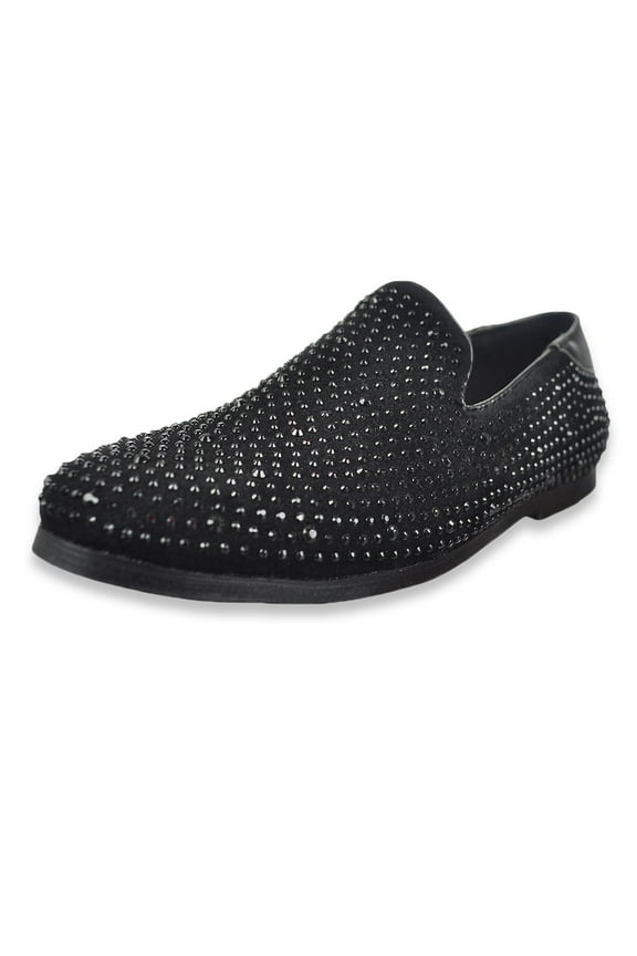 Collection Boys’ Studded Loafers (Sizes 9 – 12) Color: black/silver Size: 11 toddler