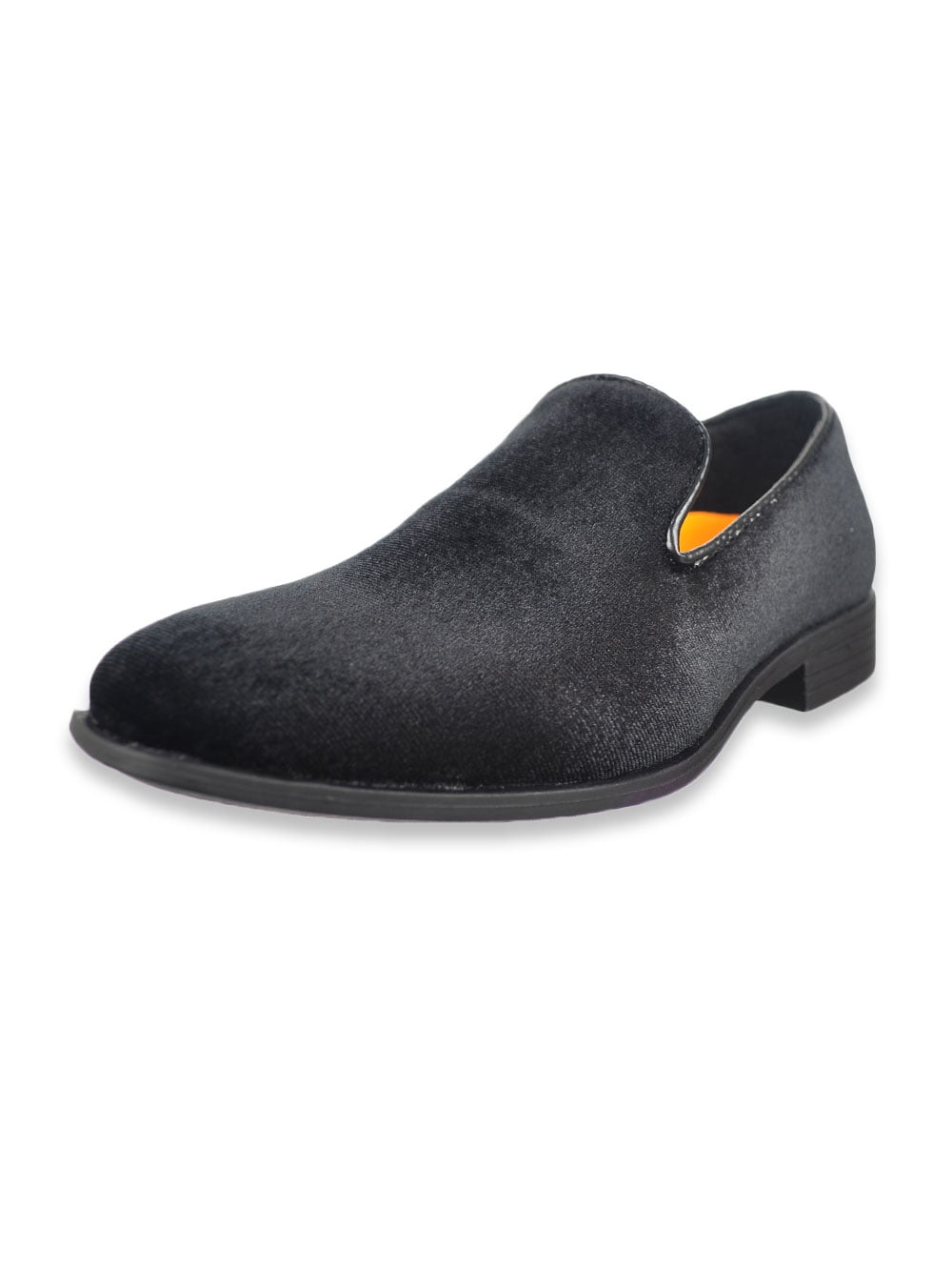 Jodano Collection Boys Velvet Loafers sizes 11 4 black 2