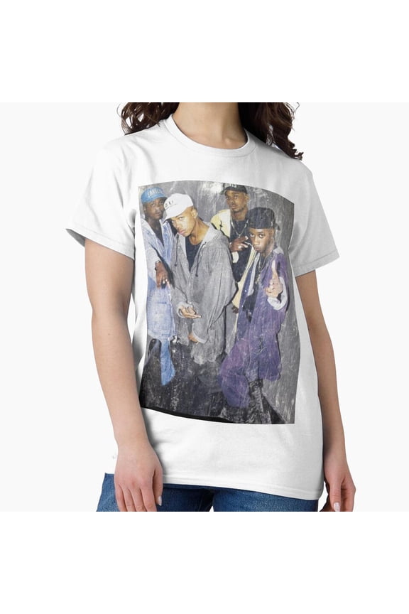 Jodeci 90s Tee Retro R&B Vocal Group Fandom Grid Photo Portrait T-Shirt