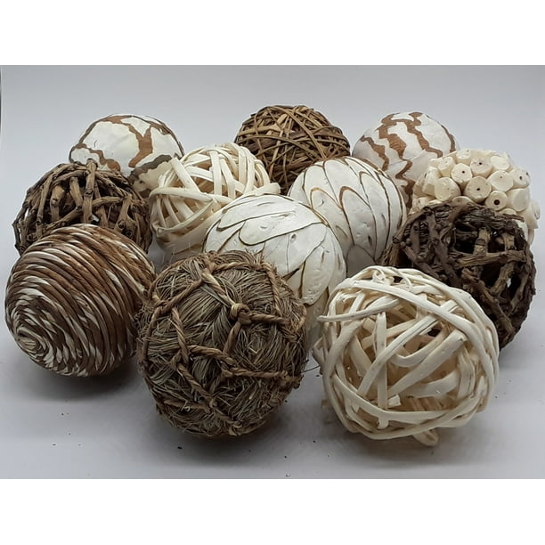 Jodhpuri Decorative Exotic Spheres Orbs and Botanical Vase Filler