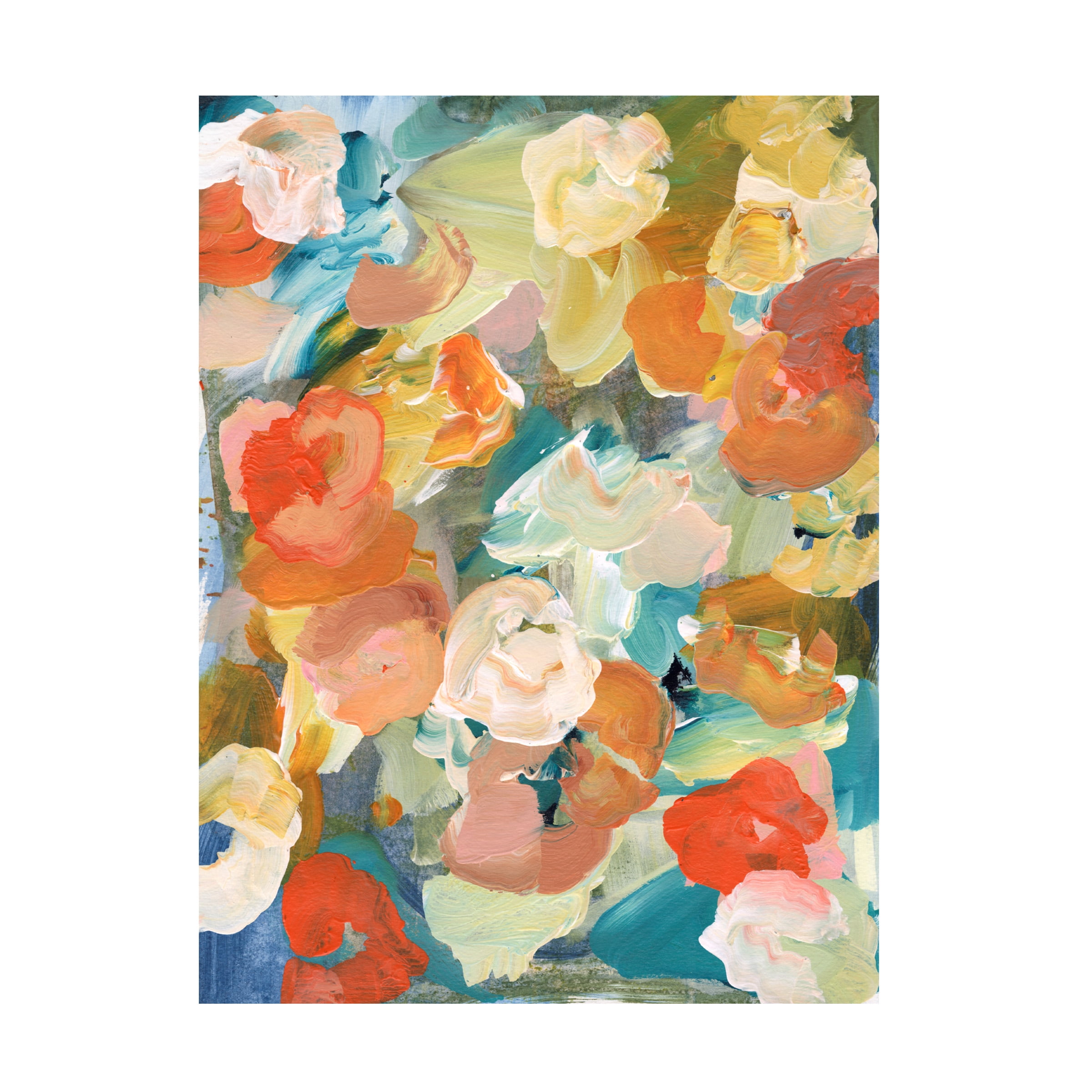 Jodi Fuchs 'Country Flowers I' Canvas Art