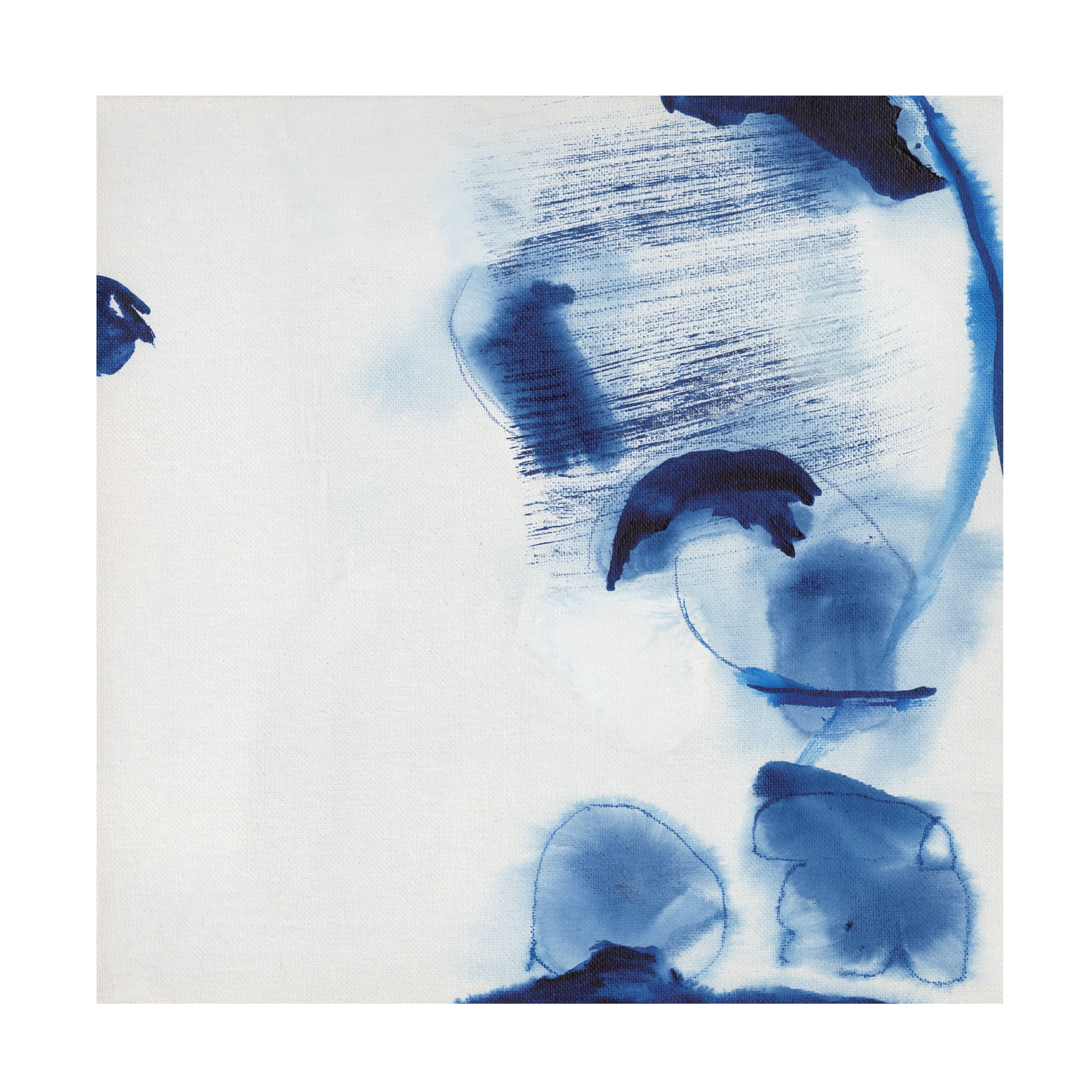 Jodi Fuchs 'Minimalist Blue and White II' Canvas Art