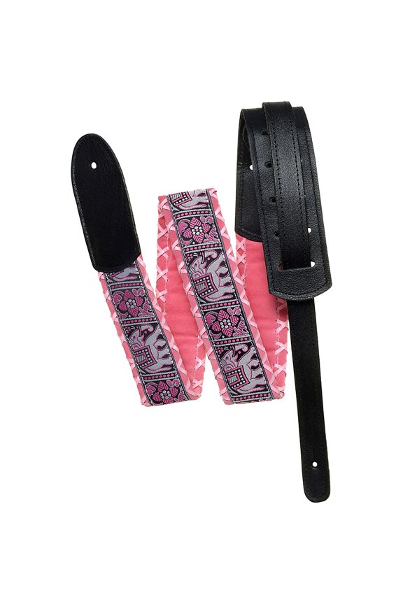 Russel Pink Guitar Strap