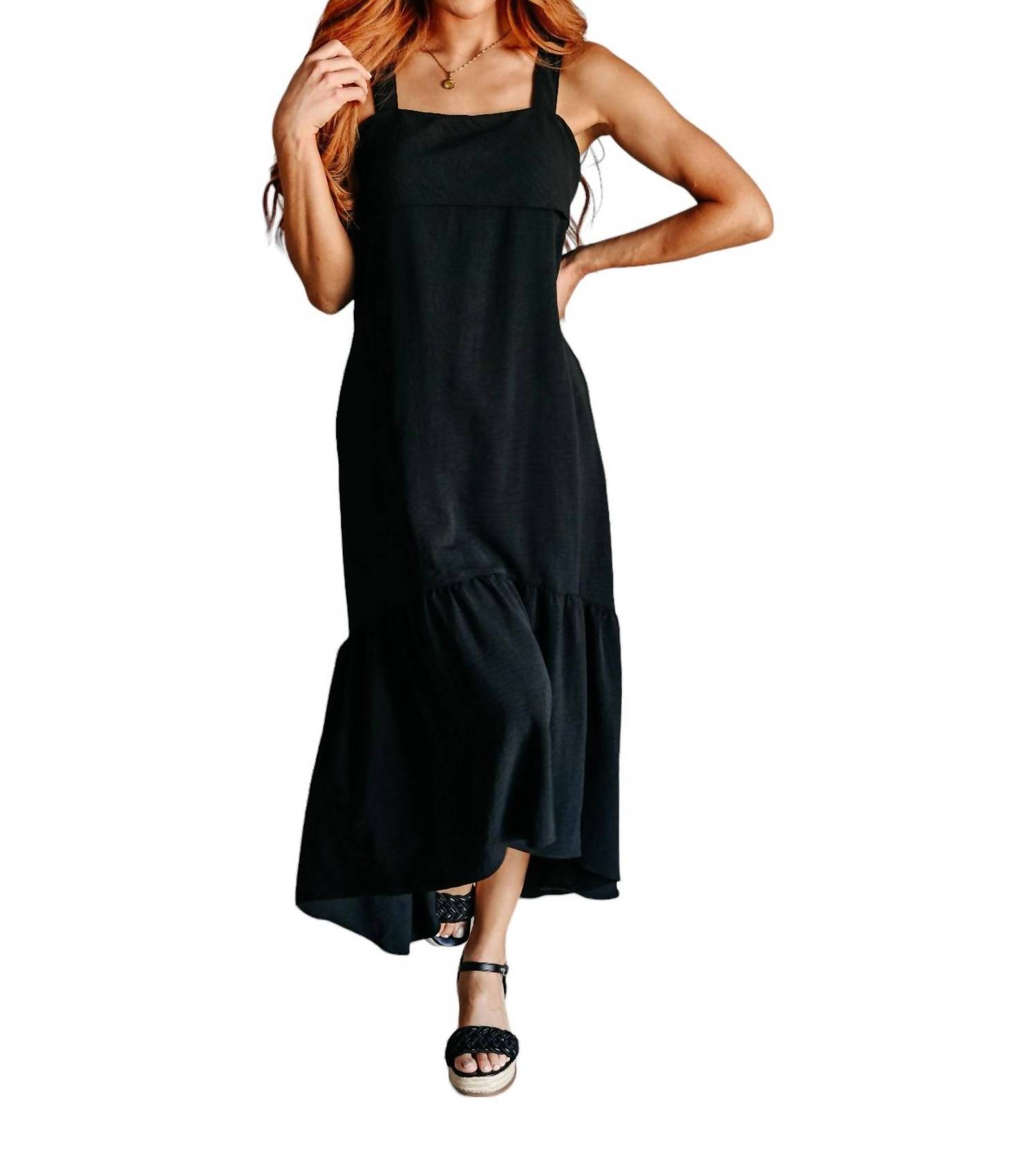 Jodifl Nightlife Tie Back Maxi Dress