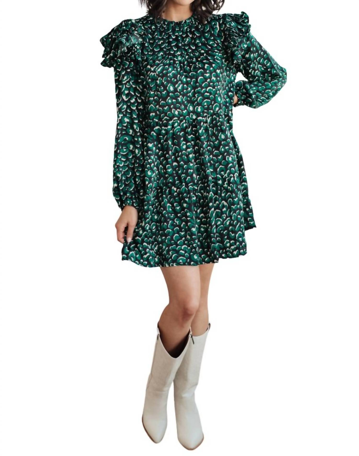 Jodifl Right As Rain Ruffle Detail Dress - Walmart.com