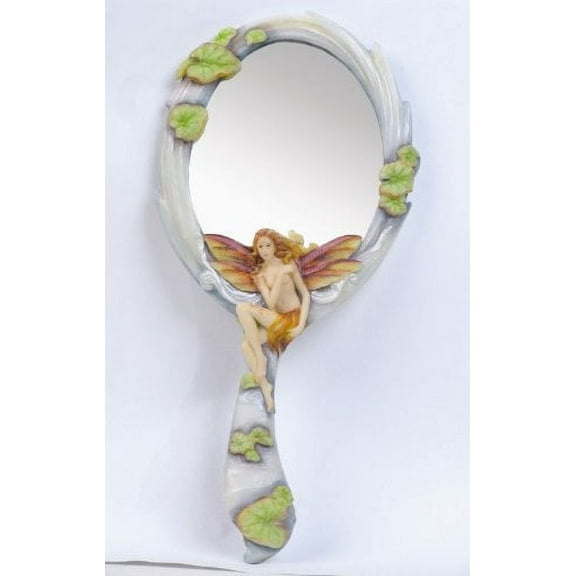 Jody Bergsma Wild Magic Fairy Hand Mirror Resin Figurine Vanity