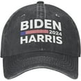 Joe Biden 2024 ReElect Joe Plus Kamala Biden Harris Hat Classic Denim