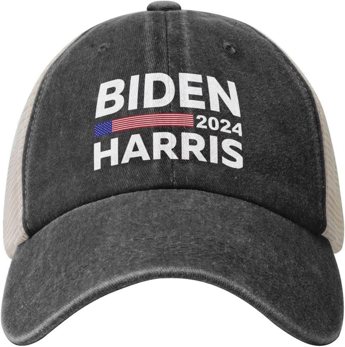Joe Biden 2024 Reelect Joe Plus Kamala Biden Harris Mesh Baseball Cap
