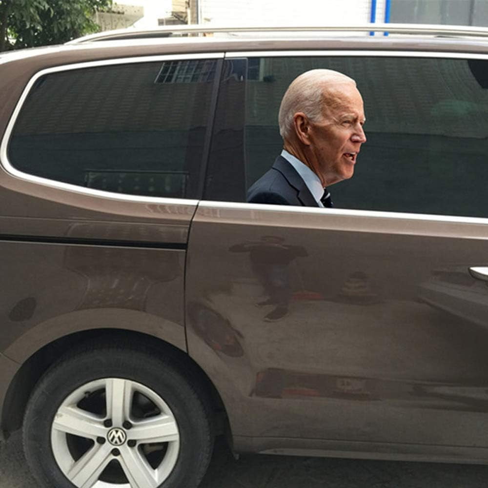 Joe Biden Car Window Sticker, Ride with Biden Car Window Decal ...