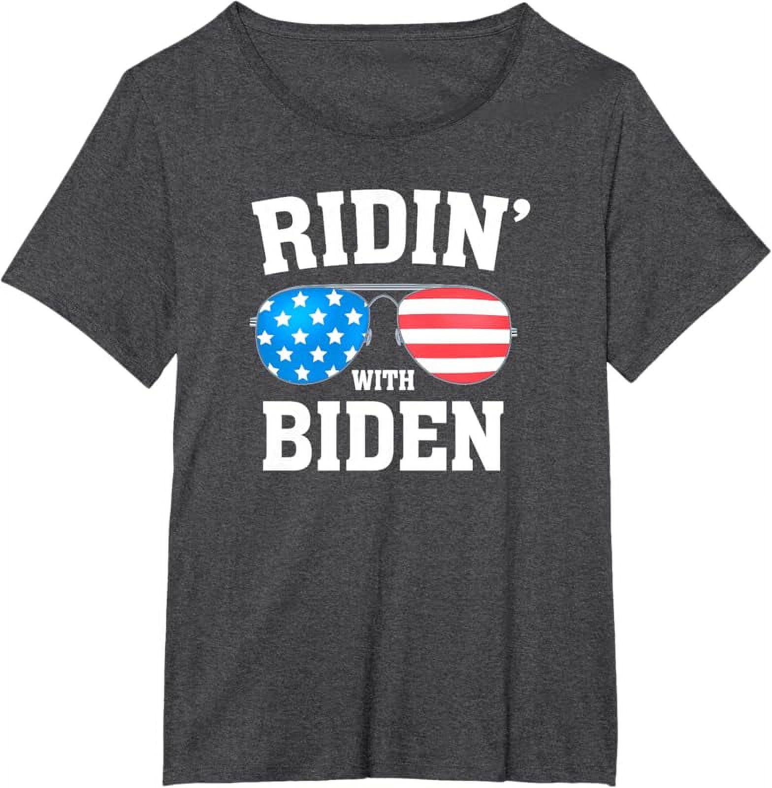 Joe Biden Kamala Harris 2024 RIDIN' WITH Liberal TShirt