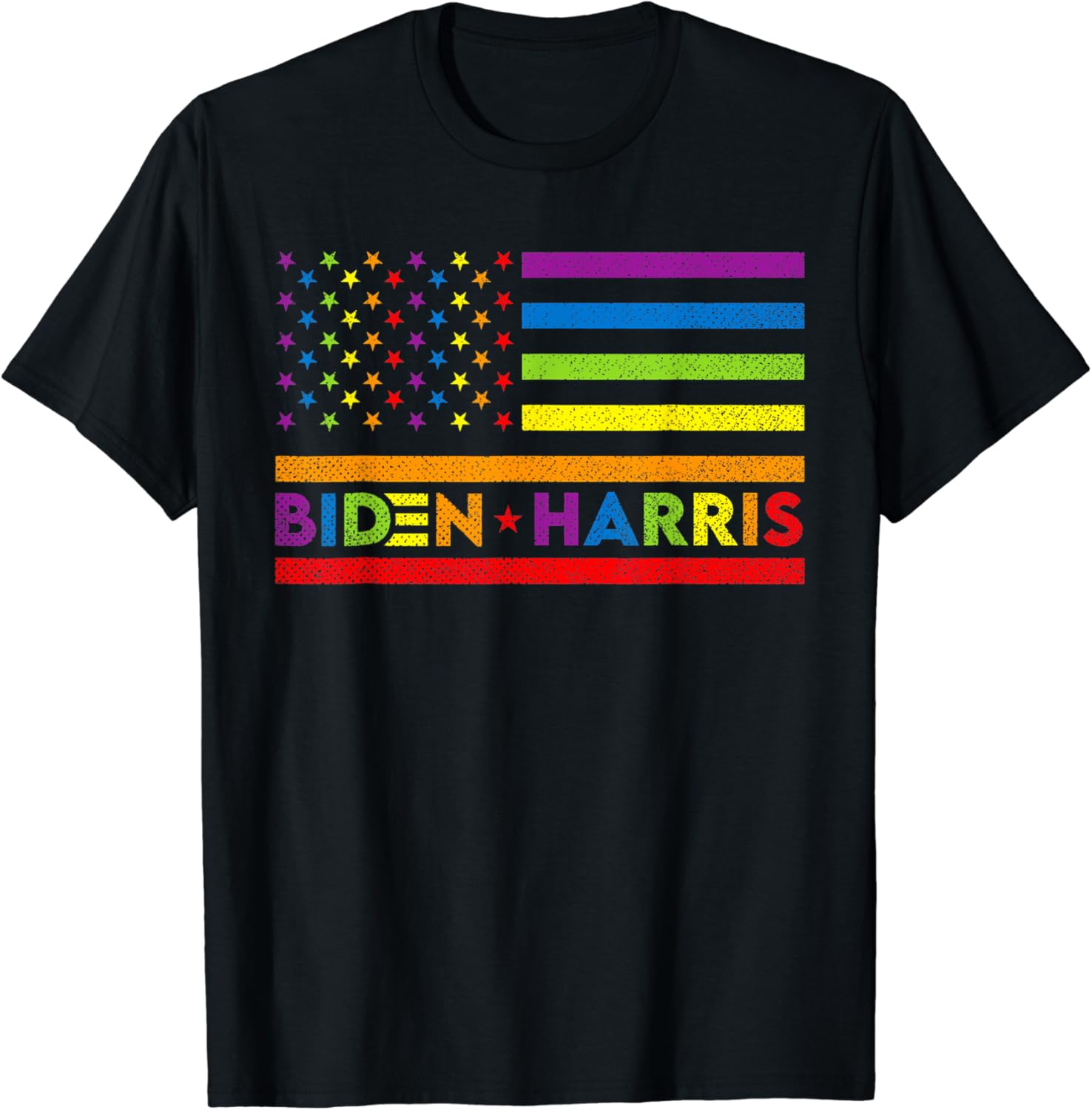 Joe Biden Kamala Harris 2024 Rainbow Gay Pride LGBT Election T-Shirt ...