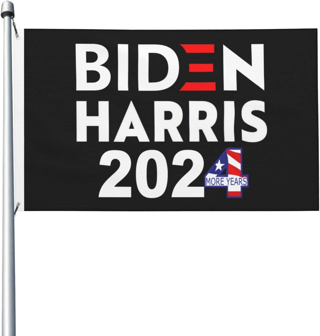 JoeBiden KamalaHarris 2024 Reelect Vintage Biden Harris Flag 3X5