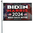 Joe Biden Kamala Harris 2024 Reelect Vintage Biden Harris Flag 3X5