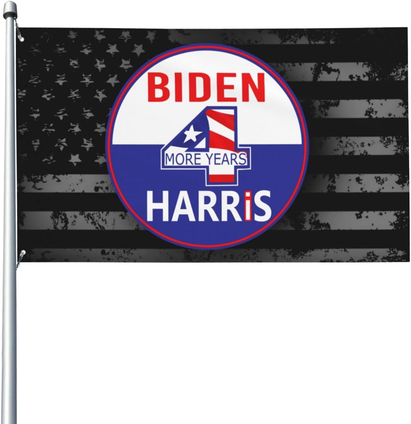 Joe Biden Kamala Harris 2024 Reelect Vintage Biden Harris Flag 3X5
