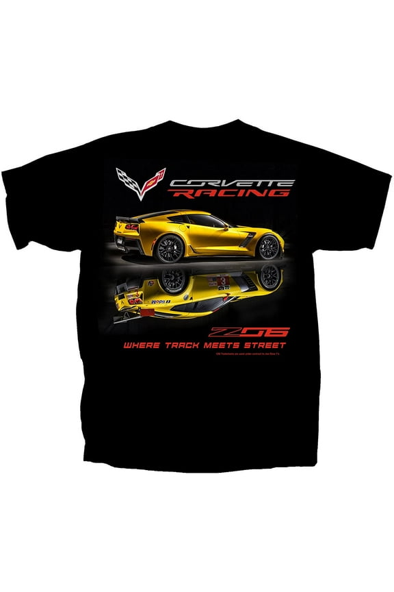 Chevy Corvette Racing ZO6 Track Meets Street T-shirt-xl