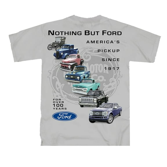 Joe Blow Nothing But Ford Adult Short Sleeve T-shirt-Ice Grey-small