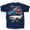 thumbnail image 1 of Joe Blow Tees Three Ford Broncos Short Sleeve T-shirt-Brown-xxl, 1 of 4