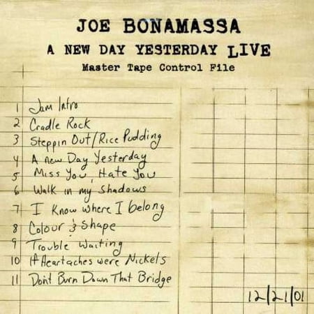 Joe Bonamassa - A New Day Yesterday Live - Music & Performance - CD