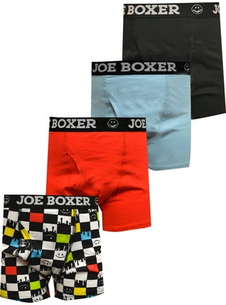 Joe Boxer Yellow Licky and Blue Woven Cotton 3 Pack Boxers –