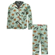 Girls Joe Boxer Loungewear Puppy Love Girls Flannel Pajama (6/8)