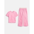 thumbnail image 1 of Joe Boxer Girls Crewneck Top and Pants Pajama Set, 2-Piece, Sizes S-XXL, 1 of 2