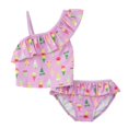 thumbnail image 1 of Joe Boxer Infant Toddler Girl Ice Cream Cones Swimming Suit Swim Tankini 12m, 1 of 1
