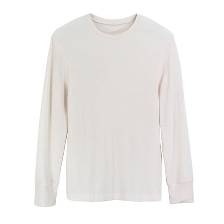 Joe Boxer Men's Base Layers Thermal Base Layer Top, White