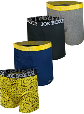 Joe Boxer Yellow Licky and Blue Woven Cotton 3 Pack Boxers –