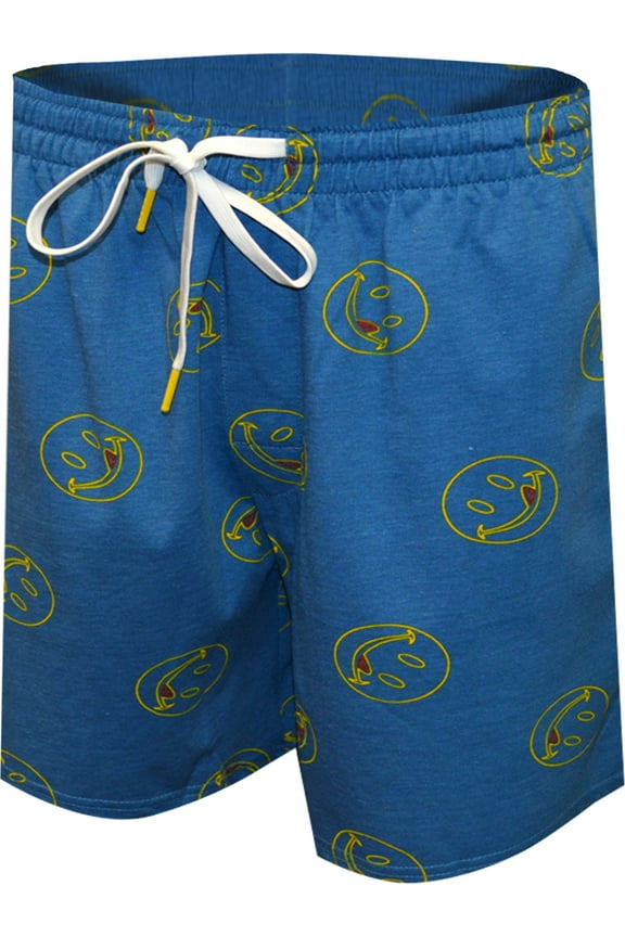 Mens Joe Boxer Loungewear Tossed Licky Blue Loungeshort (Small)