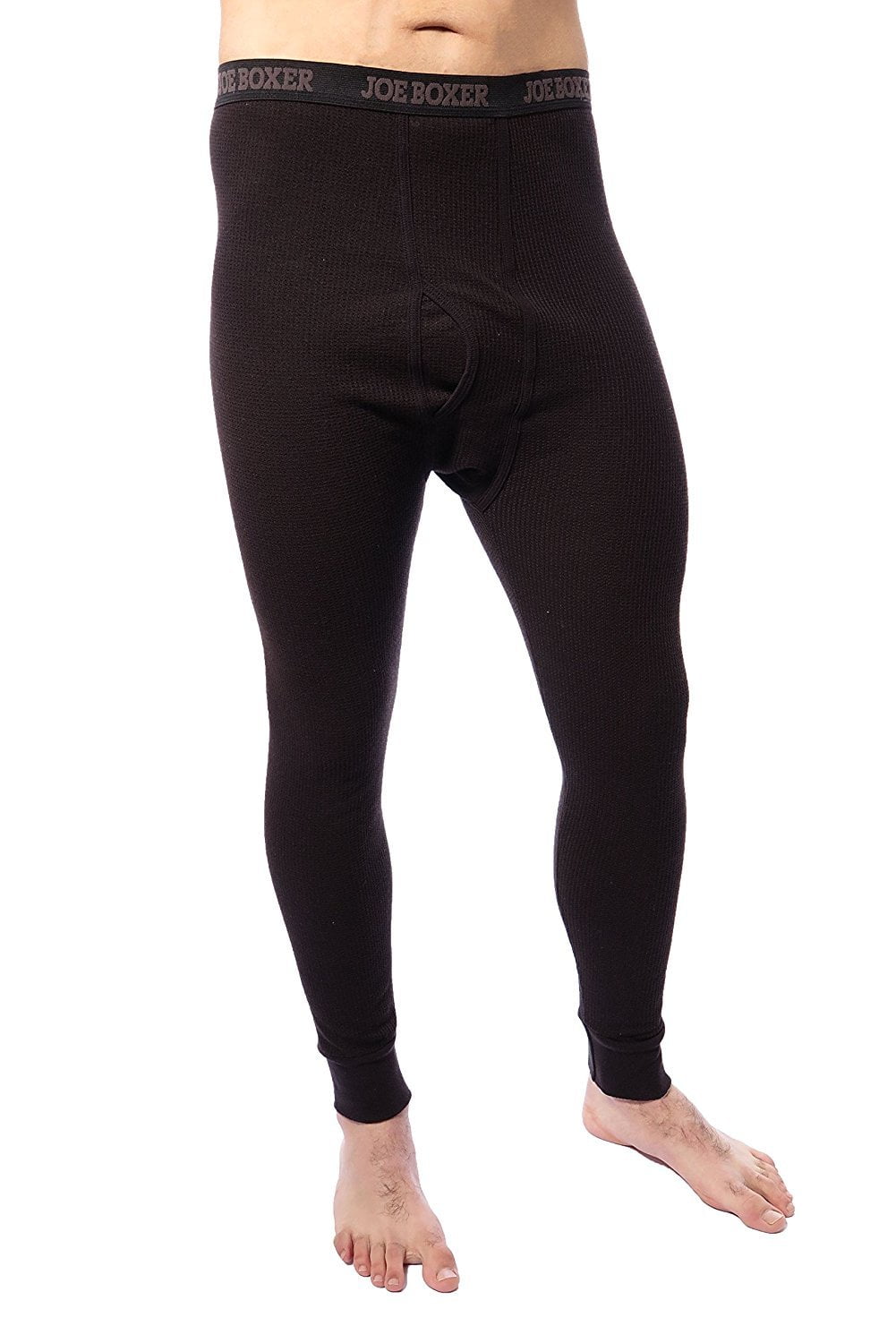 Joe Boxer Mens Thermal Bottoms Large Black Walmart