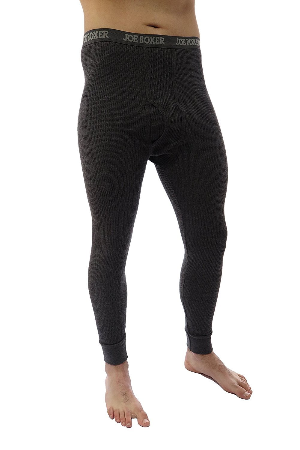 Joe Boxer Mens Thermal Bottoms X-Large, Grey