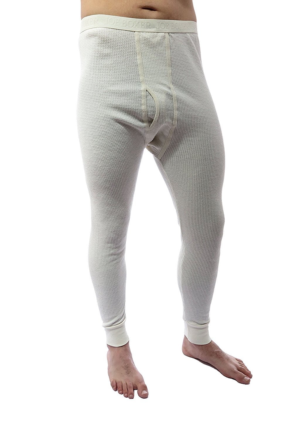 Joe Boxer Mens Thermal Bottoms (XX-Large, Cream) 