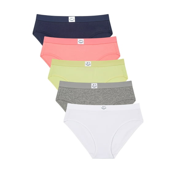 Joe Boxer Women's 5-pack Winky Waistband Hi-cut Brief