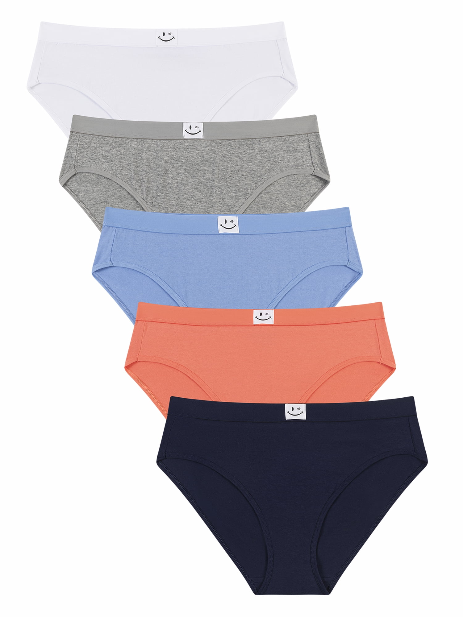 Joe Boxer Women's Cotton Spandex Hi-Cut Brief Panty Underwear with