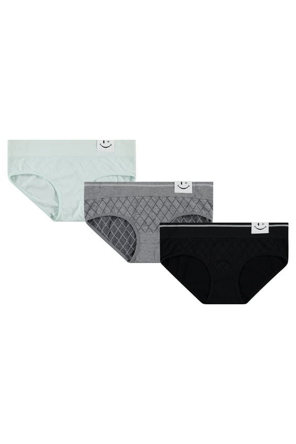 Women's Seamless Jacquard Hipster Panties, 3-Pack, Sizes S-XL