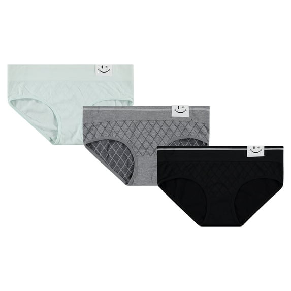 Joe Boxer Women's Seamless Jacquard Hipster Panties, 3-Pack, Sizes S-XL