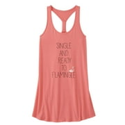 Joe Boxer Womens Single & Ready To Flamingle Racer Back Sleep Shirt Nightgown S