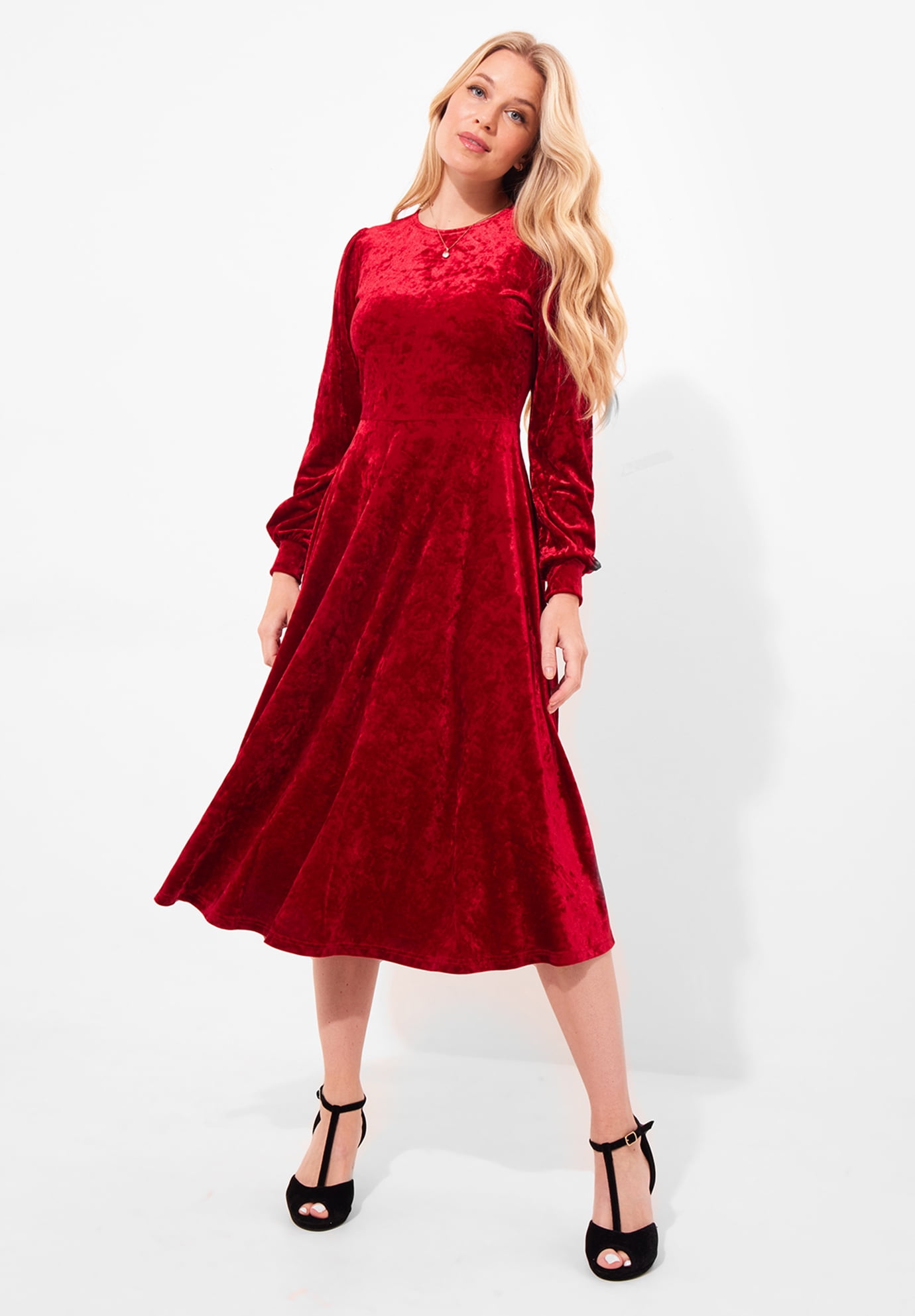 joe browns red dress Joe Browns Vintage-Inspired Check Lace Up Dress