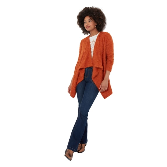 Joe Browns Women's Plus Size Fuzzy Cascade Cardigan