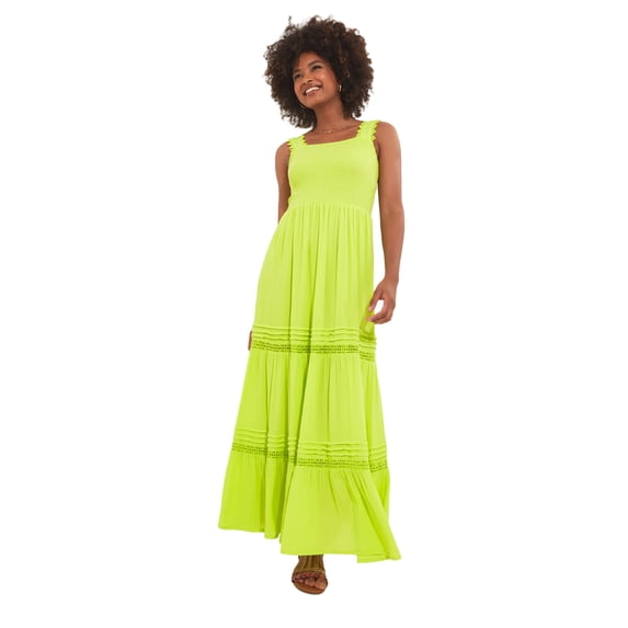 Joe Browns Women's Plus Size Square Neck Crinkle Maxi Dress