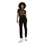 Joe Browns Women's Plus Size Stretch Denim Rocker Skinny Jean