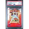thumbnail image 1 of Joe Burrow 2020 Panini Chronicles Gridiron Kings Pink Football Rookie Card #GK1 Graded PSA 10 Cert #119596539, 1 of 2