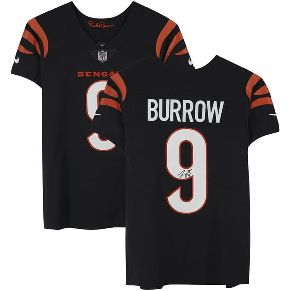 Joe Burrow Cincinnati Bengals Autographed Black Elite Jersey - Fanatics Authentic Certified