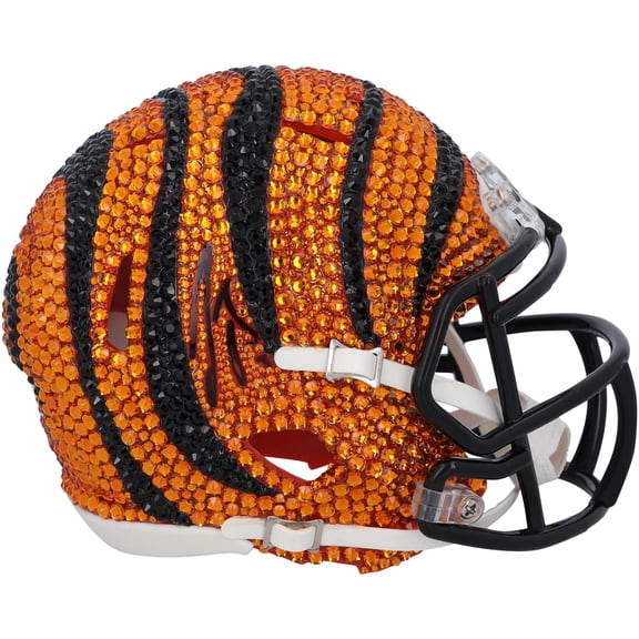 Joe Burrow Cincinnati Bengals Autographed Riddell Speed Mini Helmet - Art by Rock On Sports - Fanatics Authentic Certified