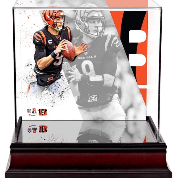 Joe Burrow Cincinnati Bengals Deluxe Mini Helmet Case
