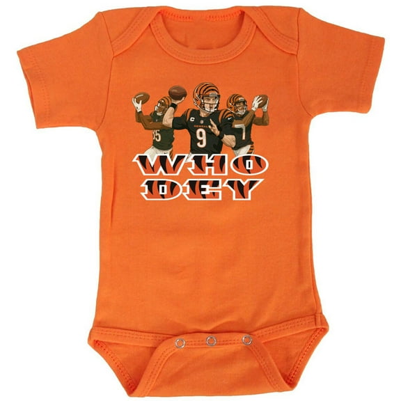 Joe Burrow Jamarr Chase Tee Higgins Cincinnati Baby 1 Piece