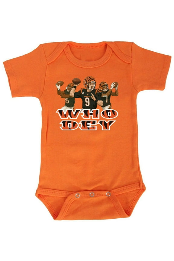 Joe Burrow Jamarr Chase Tee Higgins Cincinnati Baby 1 Piece