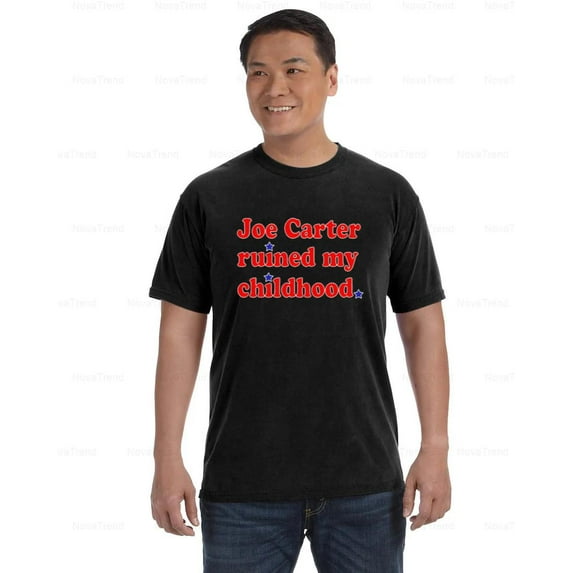 Joe Carter Ruined My Childhood Funny Baseball Sports Comfort Color T-Shirt, Unisex, up to size 4XL