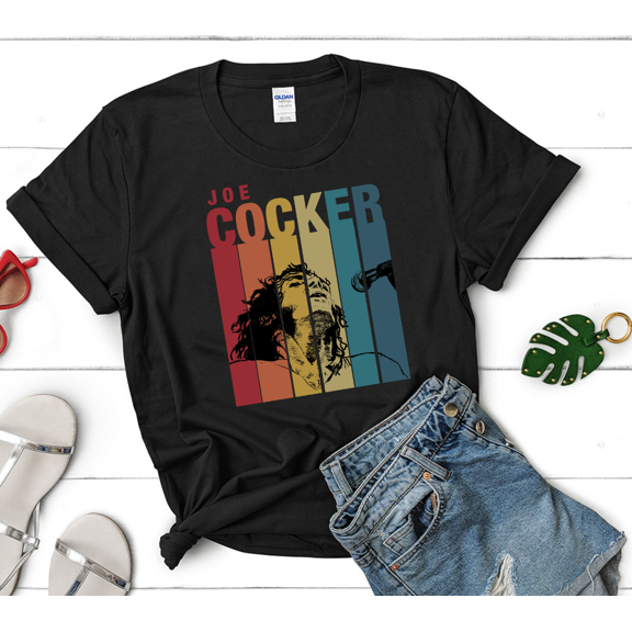 Joe Cocker Retro Vintage T-Shirt, Joe Cocker Shirt, Music Shirt, Gift Tee For You And Your Friends