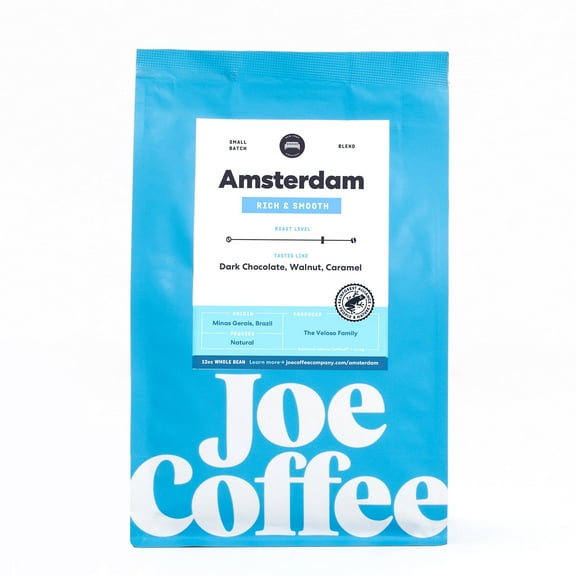 Joe Coffee Company (NYC Roaster), The Amsterdam Whole Bean Coffee, 12oz Bag, Specialty Coffee